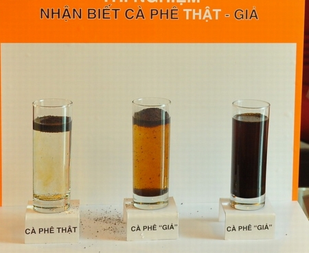 Phân biệt Cà phê thật, Cà phê giả ?