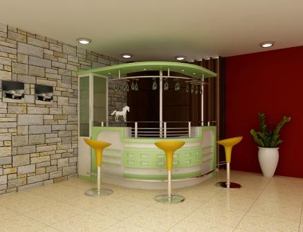 Mẫu thiết kế quầy bar gia đình – quầy bar trong nhà