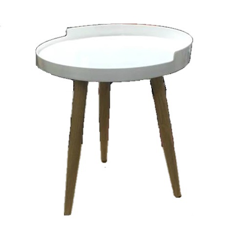 Bàn cafe Eames 3 chân gỗ nhập khẩu