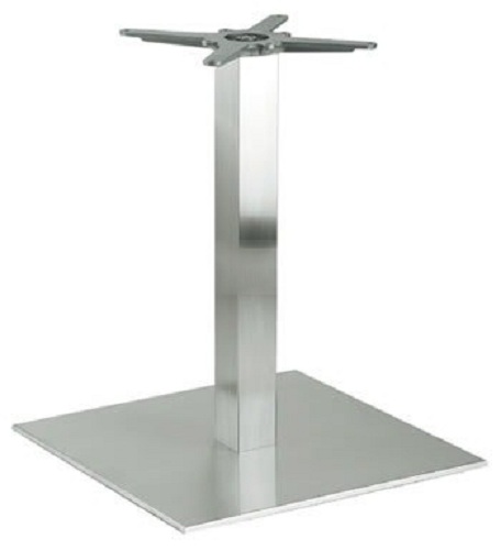 Chân bàn cafe Inox đế vuông (Mã 3002-2)