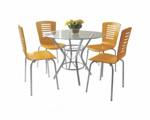 Bộ bàn kính ghế ly 7s