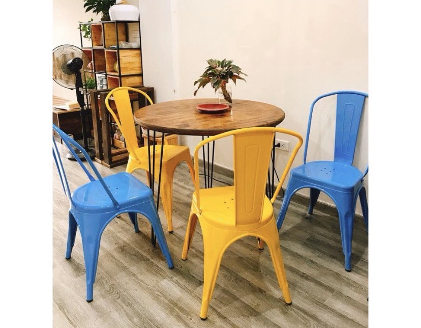 Ghế cafe sắt Tolix