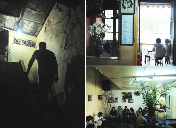 lối vào quán Đinh